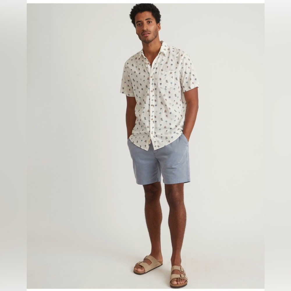 Marine Layer Trippy Icon Shirt - Off White (Size: Large) - Picture 2 of 8